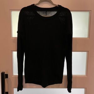 Lululemon black crew neck sweater